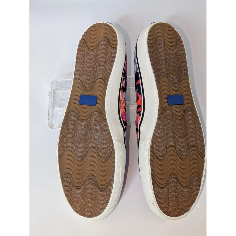 Keds Women's Size 9 Floral Slip On Sneakers Multicolor Canvas Dream Foam